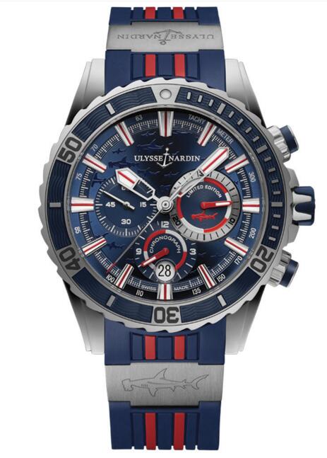 Luxury Fake Ulysse Nardin Diver Chronograph 1503-151LE-3/93-HAMMER watch Cheap